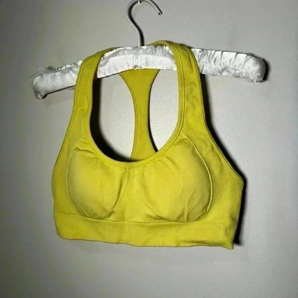 Lululemon Ebb  & Flow Bra Heathered Split Pea 4 - Picture 4 of 8